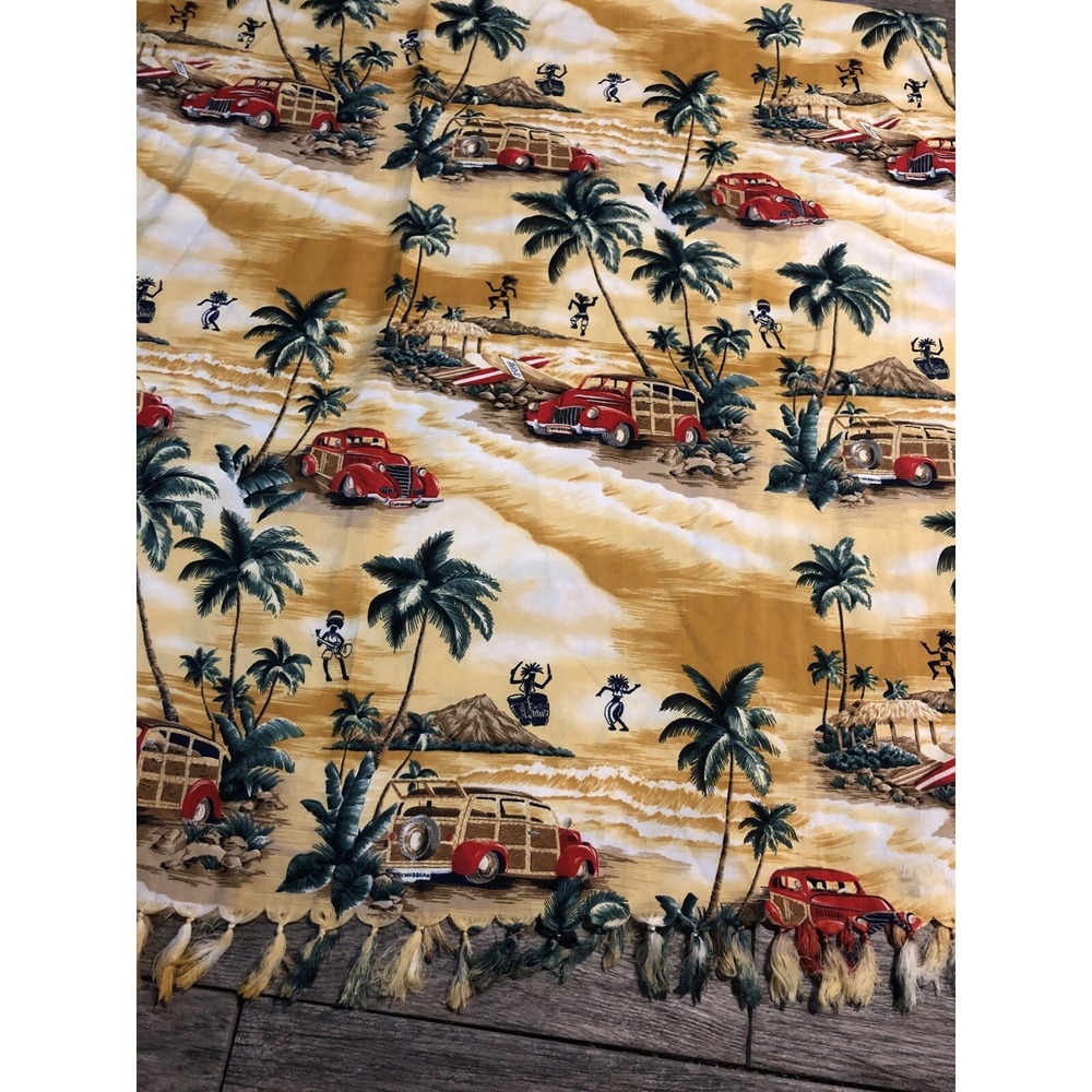 NWOT Womans Rima Beach Wear Bathing Swim Suit Cover Up Wrap Yellow Green‎ Red